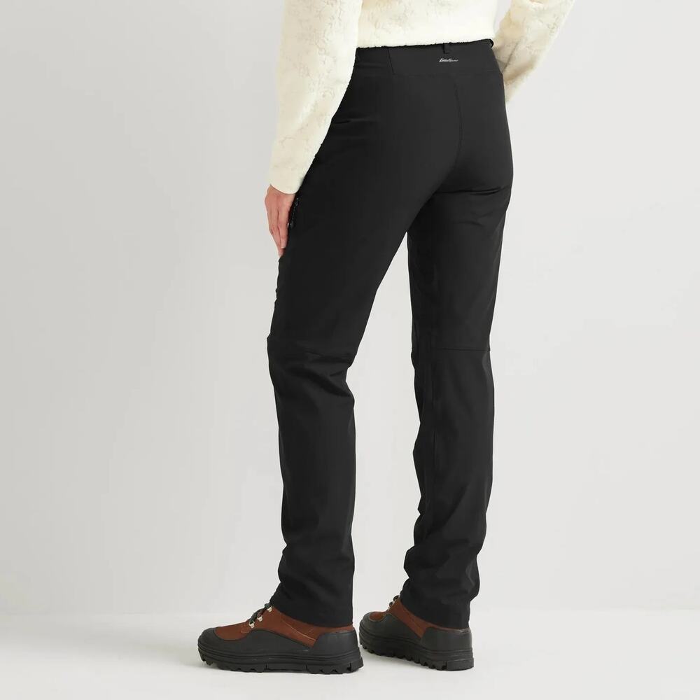 Eddie Bauer Flexion Fleece Lined 2.0 Pants Women's Size 14 Black NEW - Picture 2 of 16